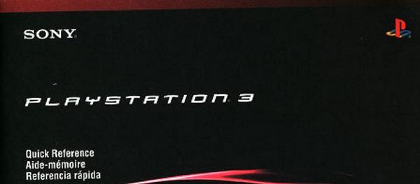 Product picture PS3 Manual